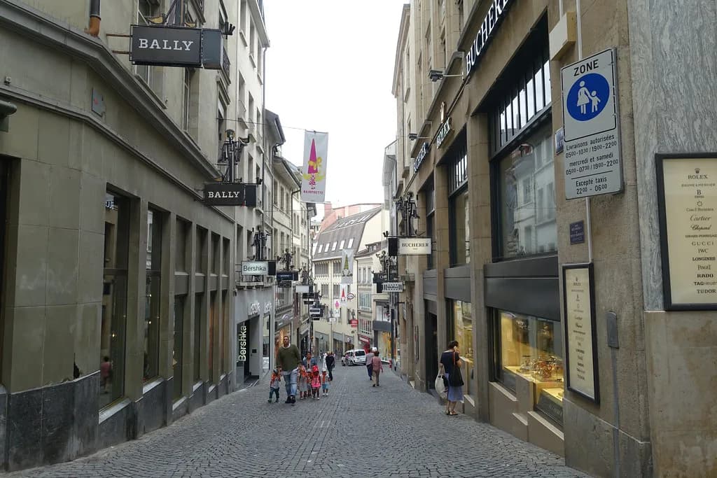 Shopping in Lausanne: Streets, Shops and Souvenirs