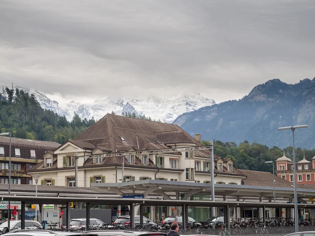 Interlaken West: The Town-Center Side of Interlaken