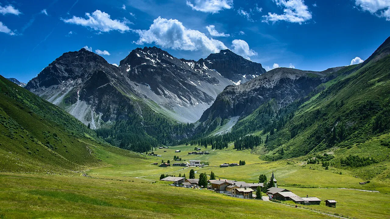 Alps of Switzerland Sertig Dörfli