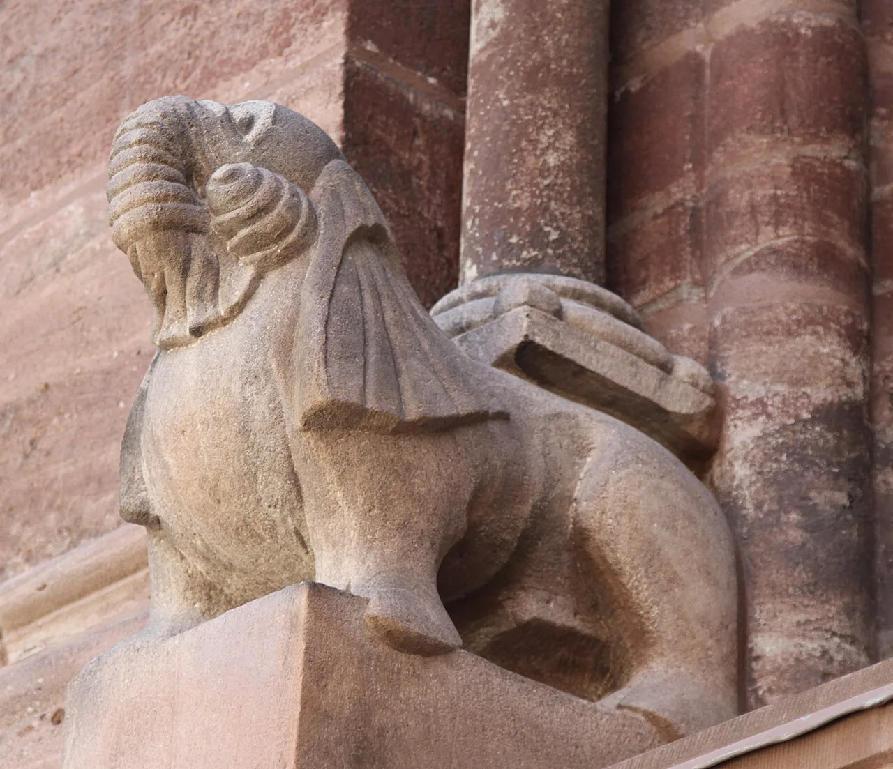Elephant at the Minster of Basel