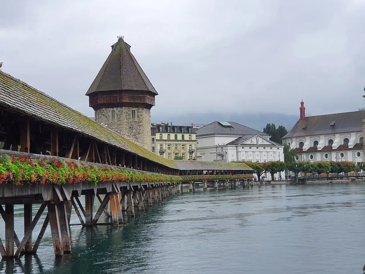 The Chapel Bridge in Lucerne