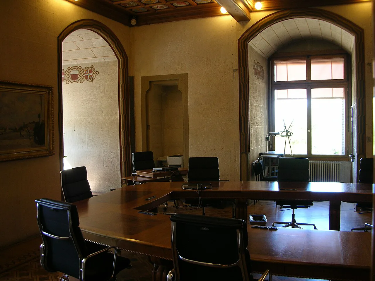 Lausanne-Chateau-Saint-Maire-salle-Conseil-d-Etat
