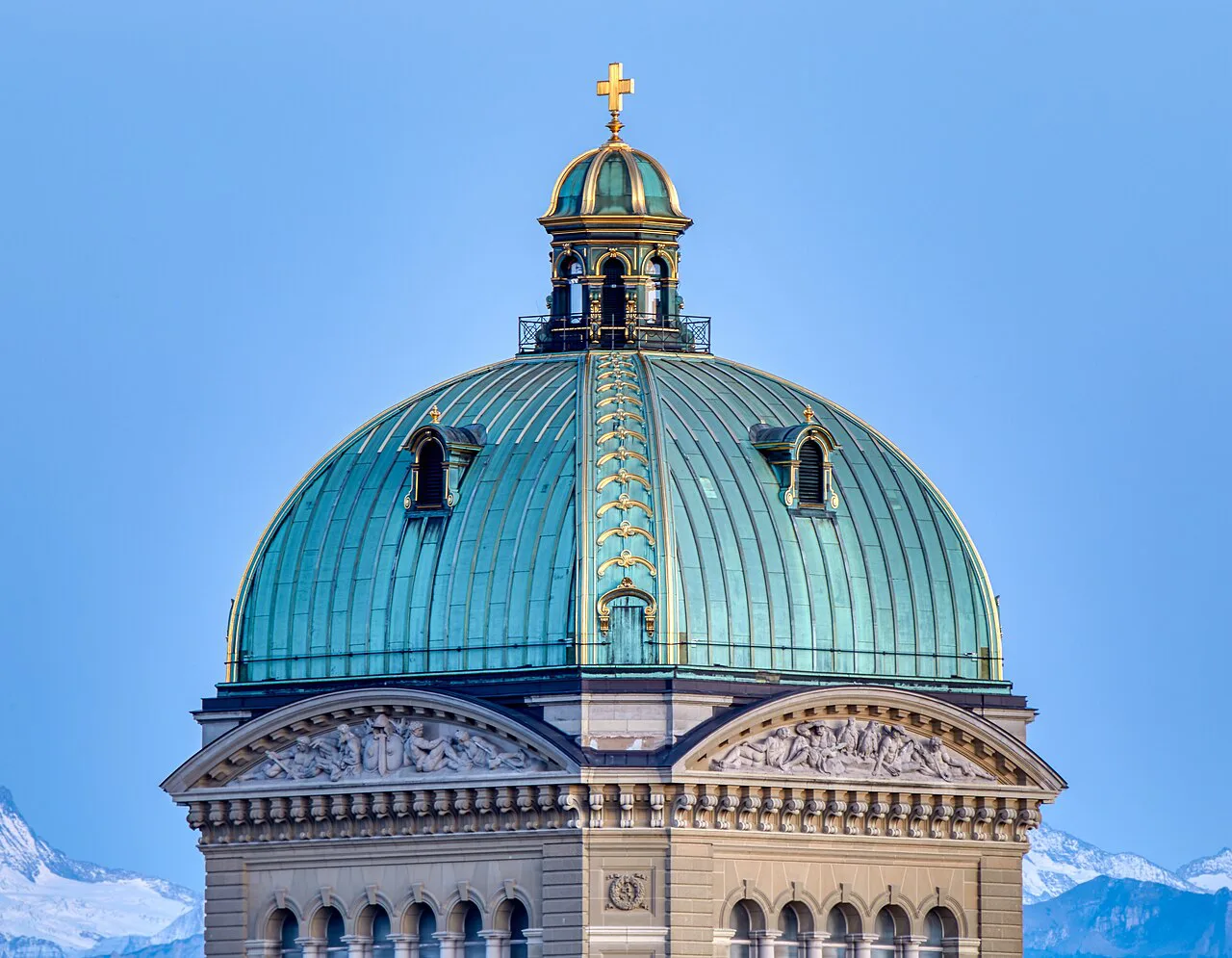 Bern Federal Palace Central Dome