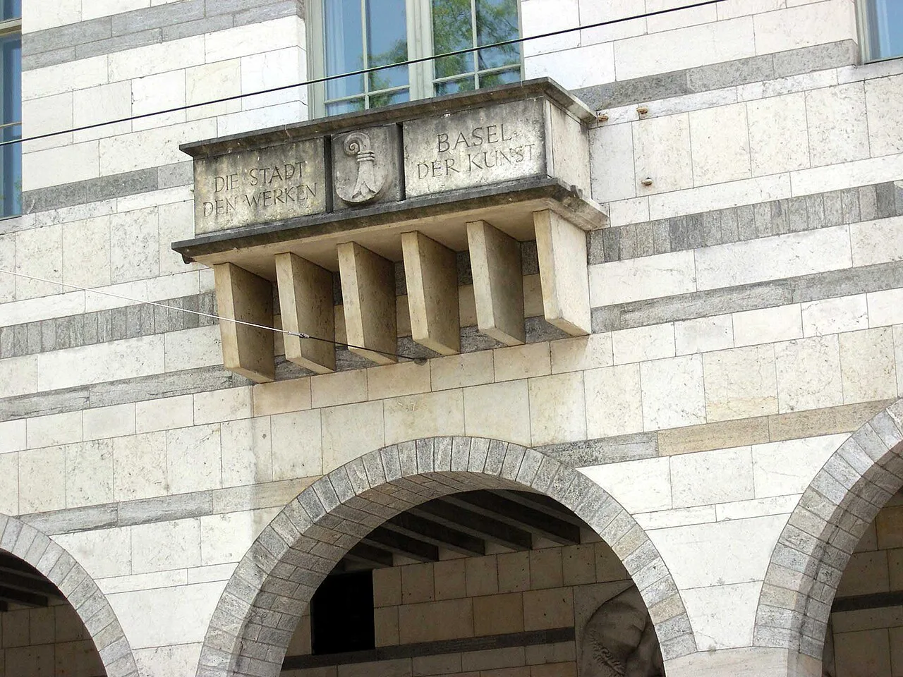 Kunstmuseum Basel Inschrift