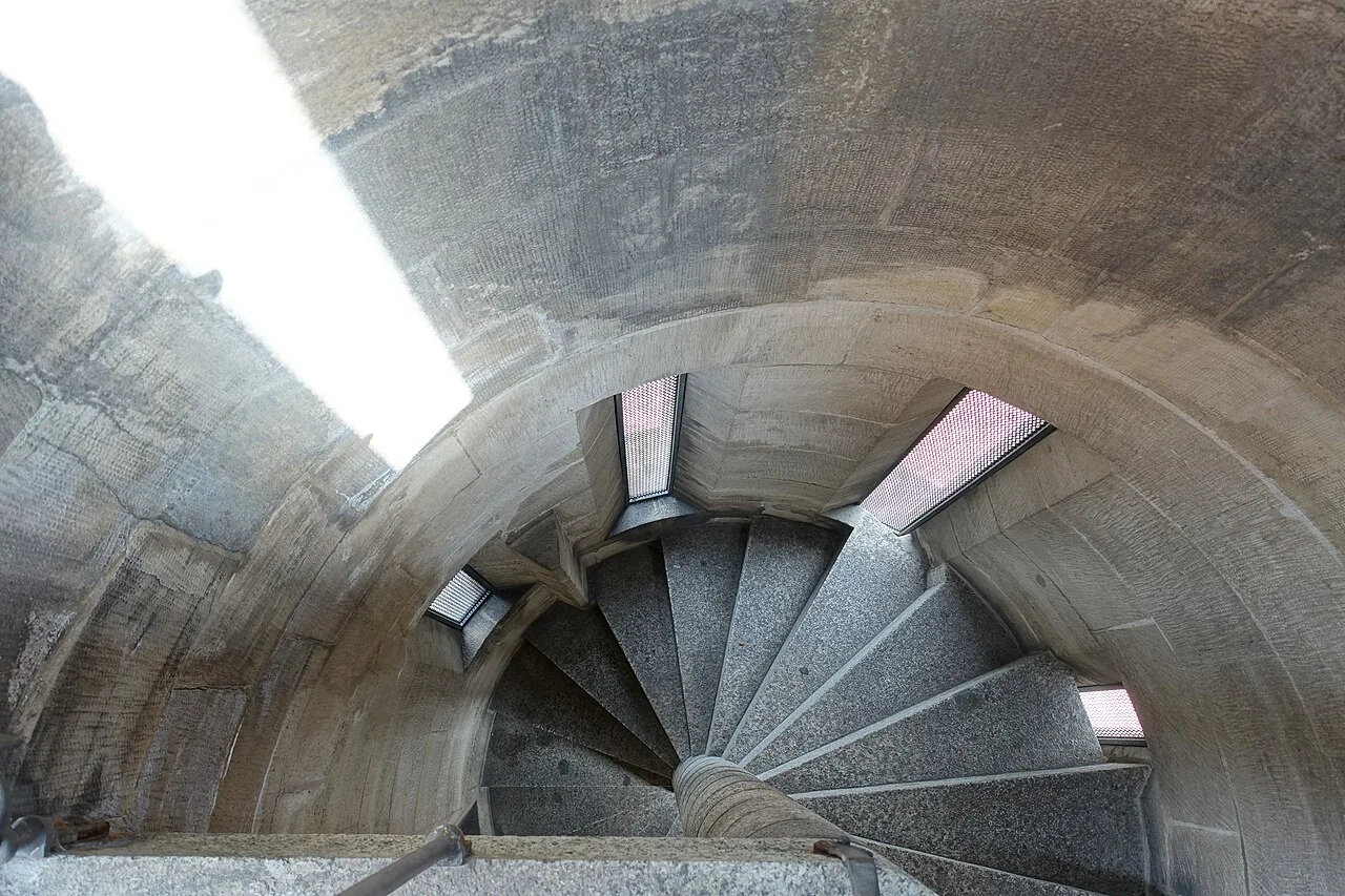 Stairs @ Tower @ Cathedral @ Lausanne