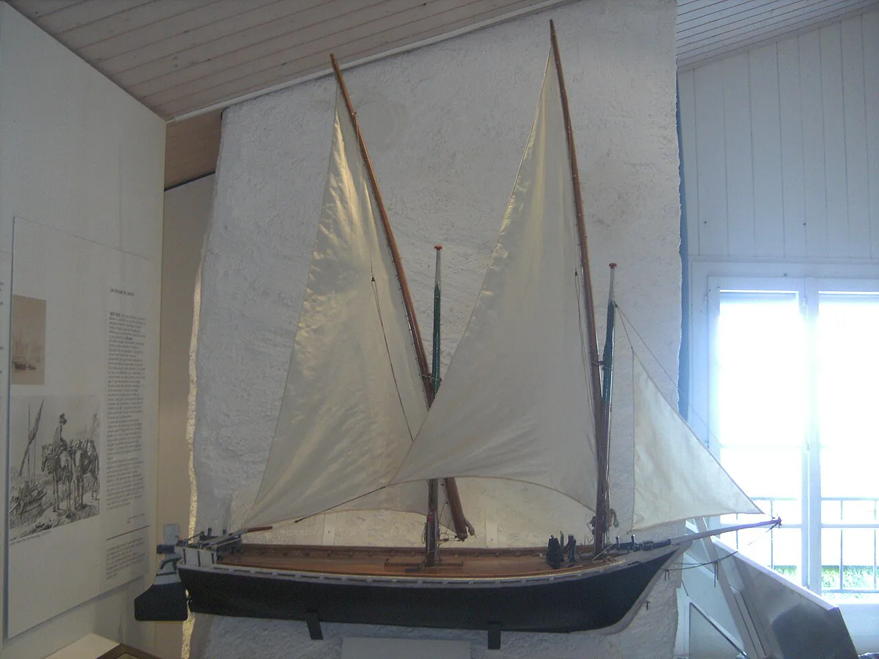La Victoire (barque), Montreux
