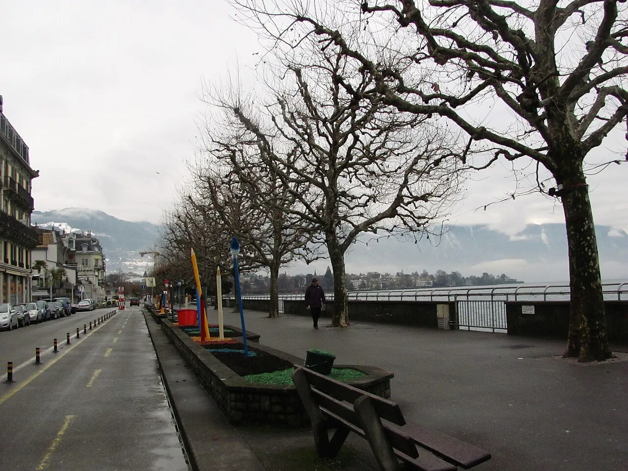 Vevey. Lago Leman y la ribiera