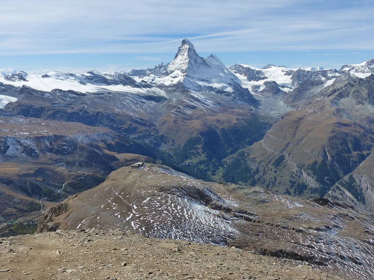 Matterhorn Unterrothorn vom Oberrothorn, Zermatt