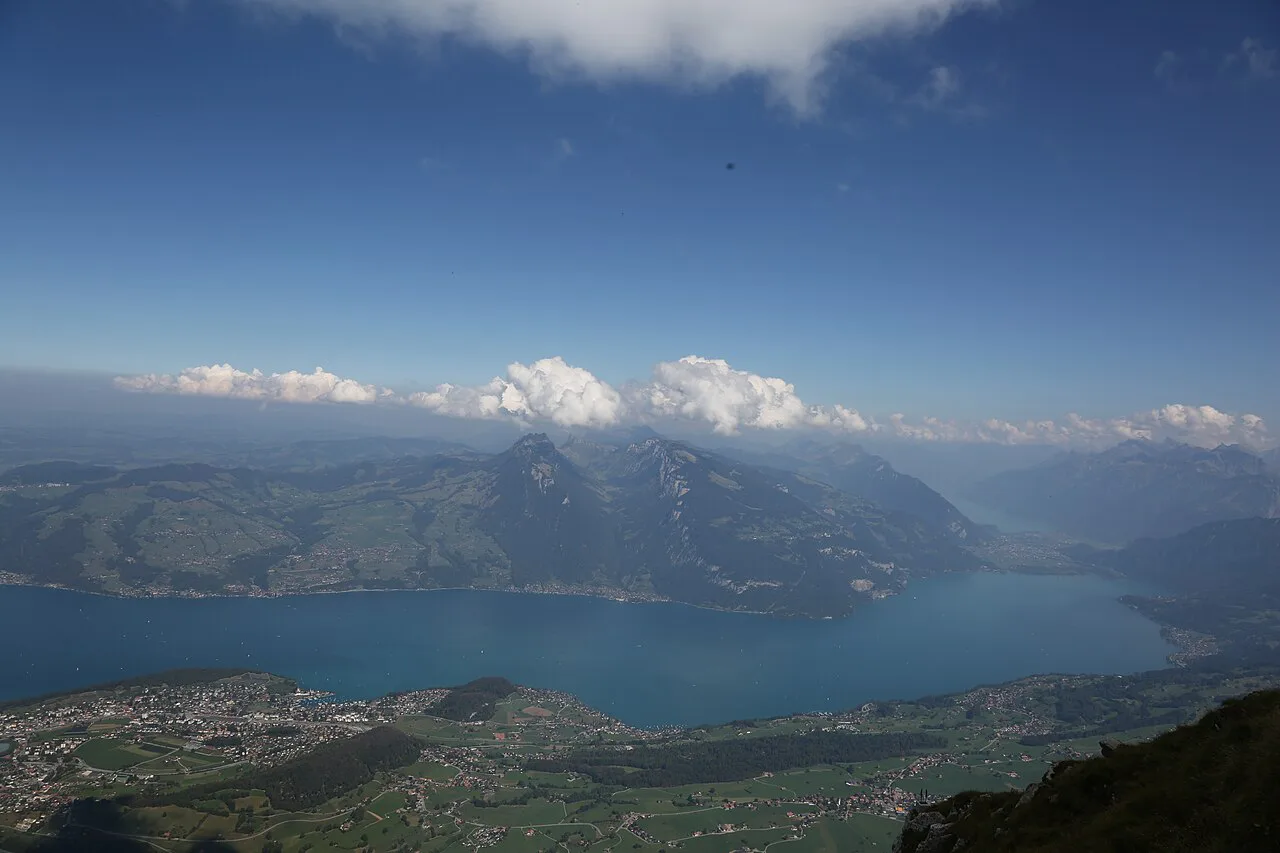 Sigriswiler Rothorn, Lake Thun and Lake Brienz and Interlaken