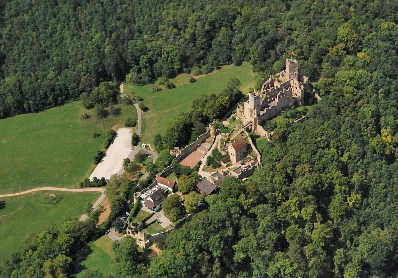 Aerial View - Burg Rötteln, Basel