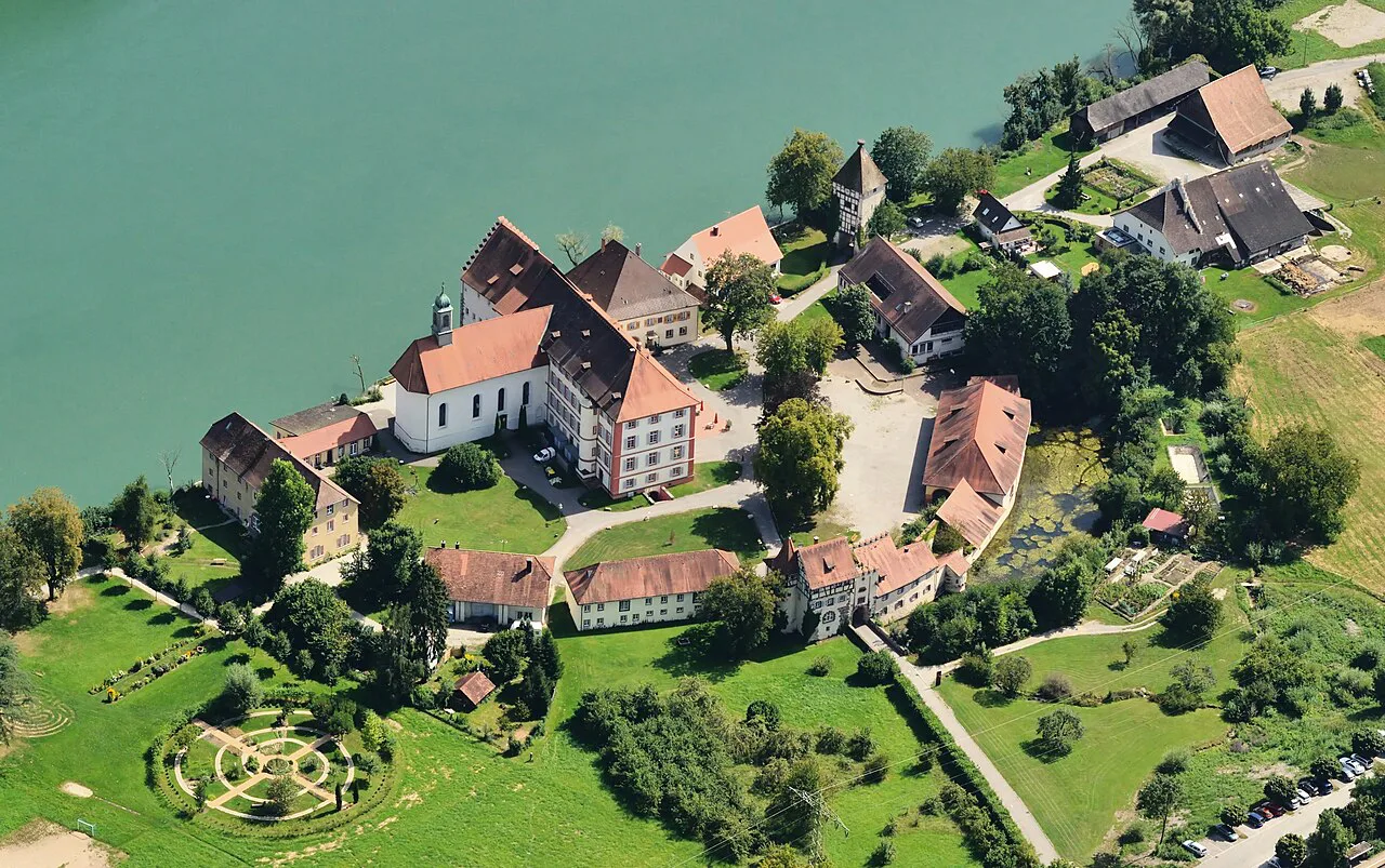 Aerial View - Schloss Beuggen, Basel