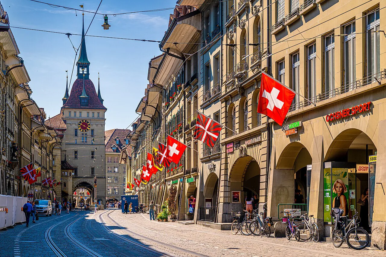 Summer day in Bern, Switzerland