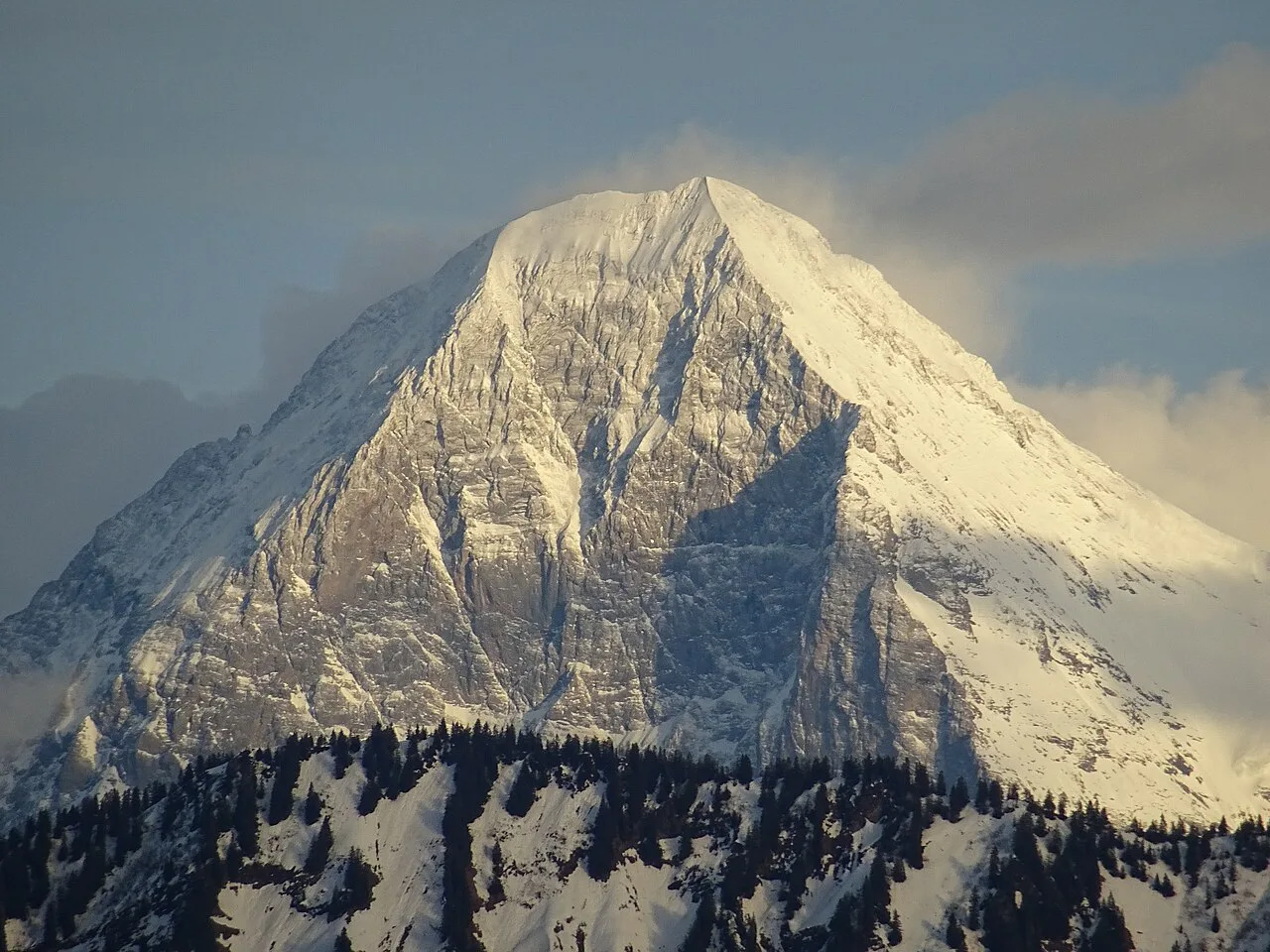 Mount Eiger from Spiez, Bern