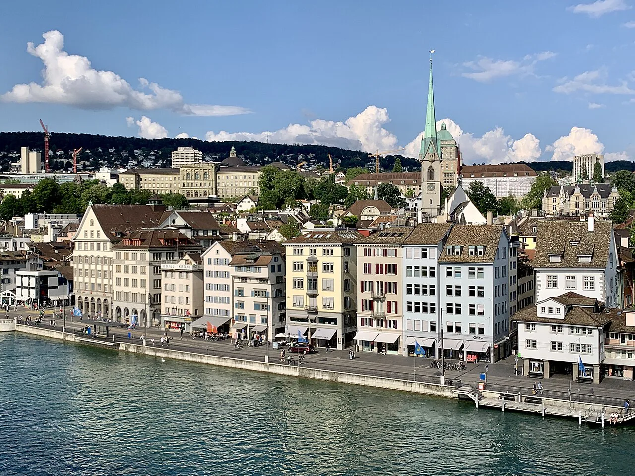 Zürich Altsdadt View from Lindenhof Hill (Ank Kumar)