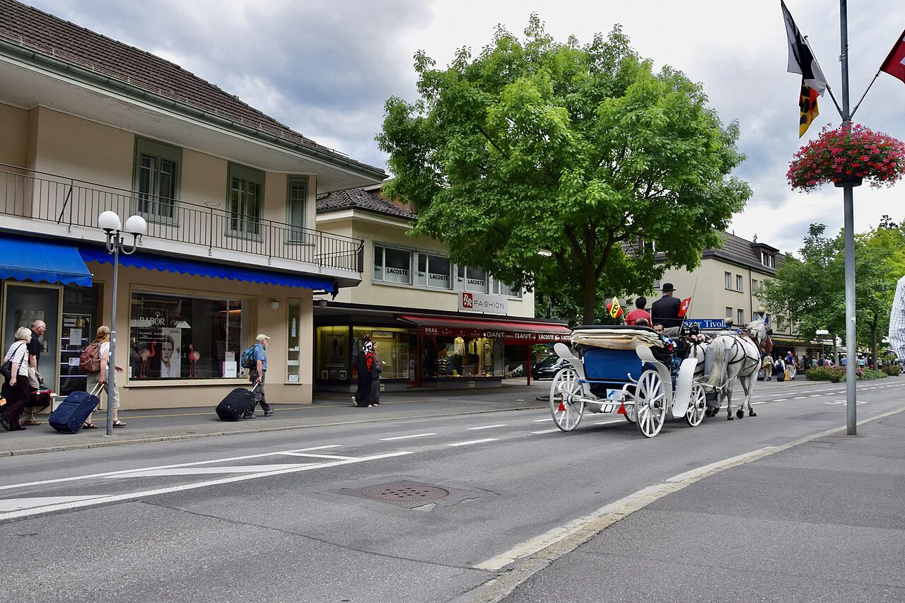Horse Drawn Carriages in Interlaken