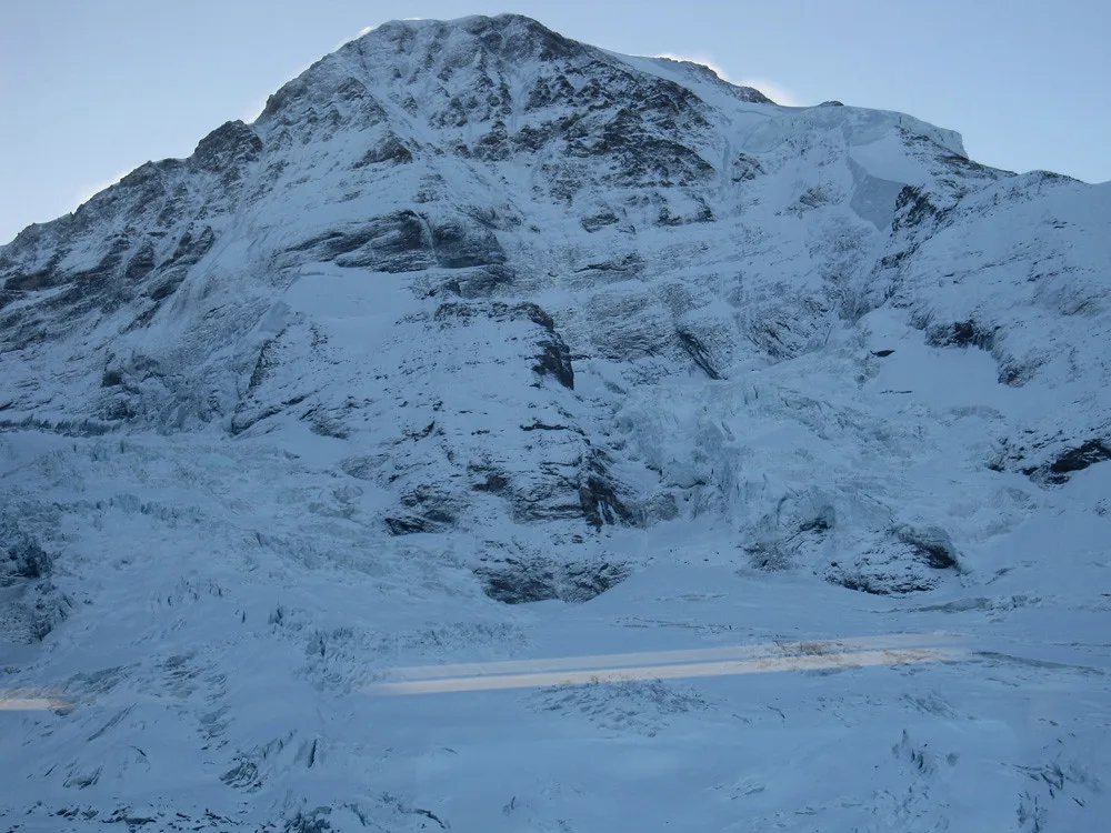 Venue view: the North Face of the Eiger, seen on the Jungfraubahn climb toward Kleine Scheidegg and Jungfraujoch. Resized and converted to WebP.