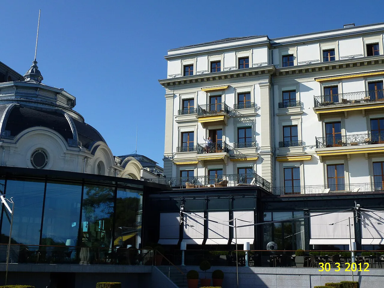 BEAU-RIVAGE PALACE IN LAUSANNE, MARCH - panoramio