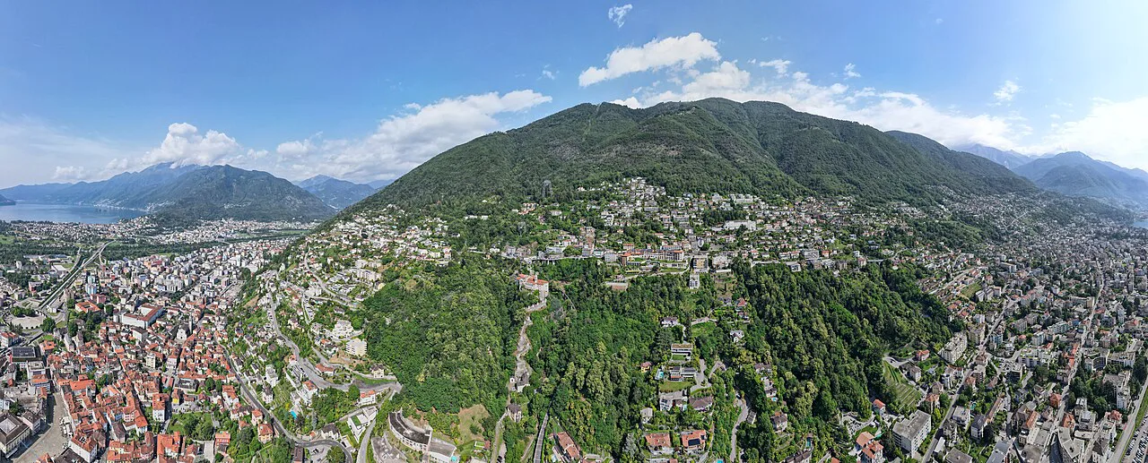 Locarno from above - Panorama