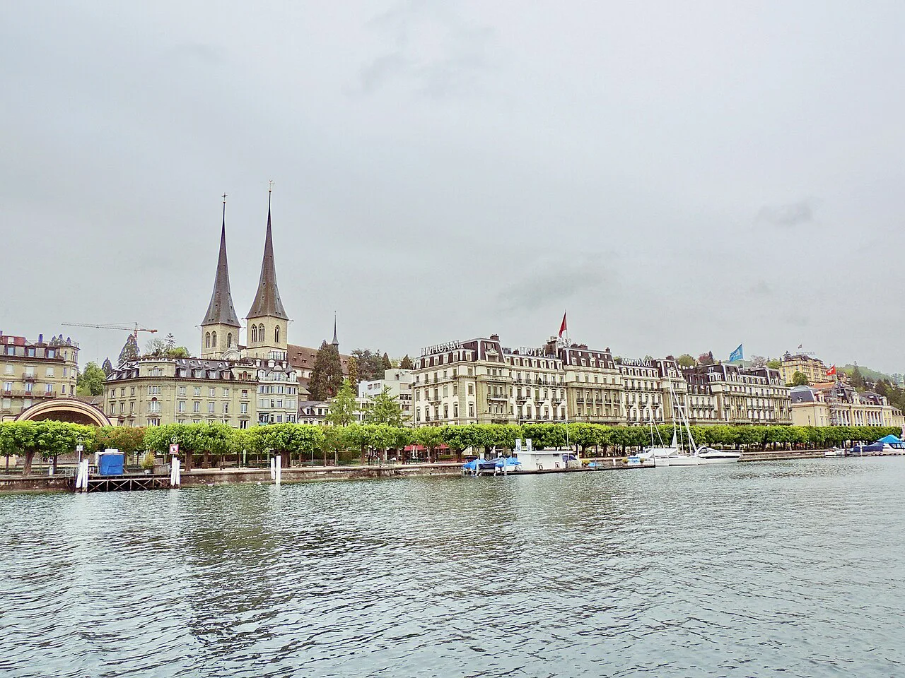 Grand Hotel National in Lucerne, 30 April - panoramio