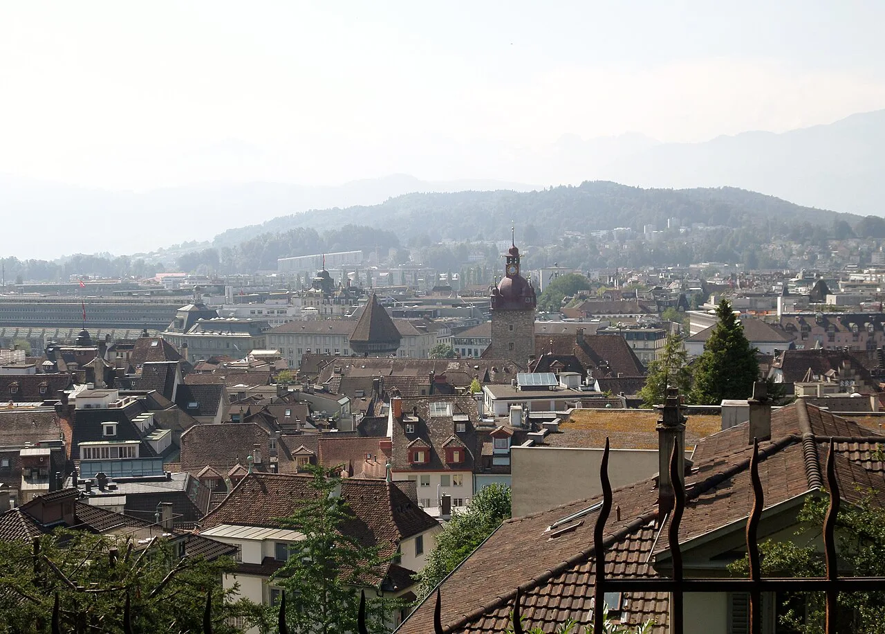 Lucerne from the town walls