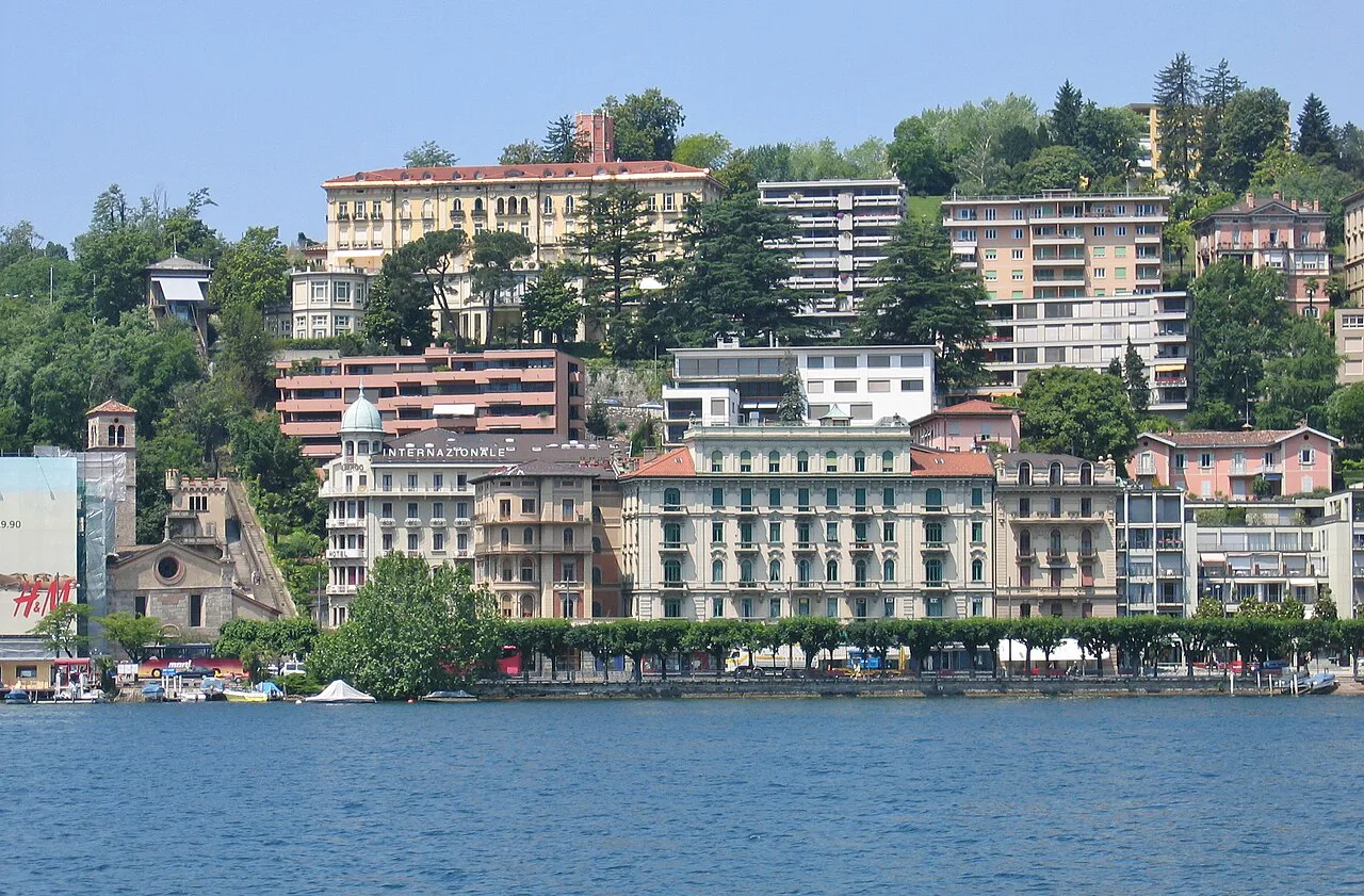 Hotel International au Lac, Lugano - panoramio
