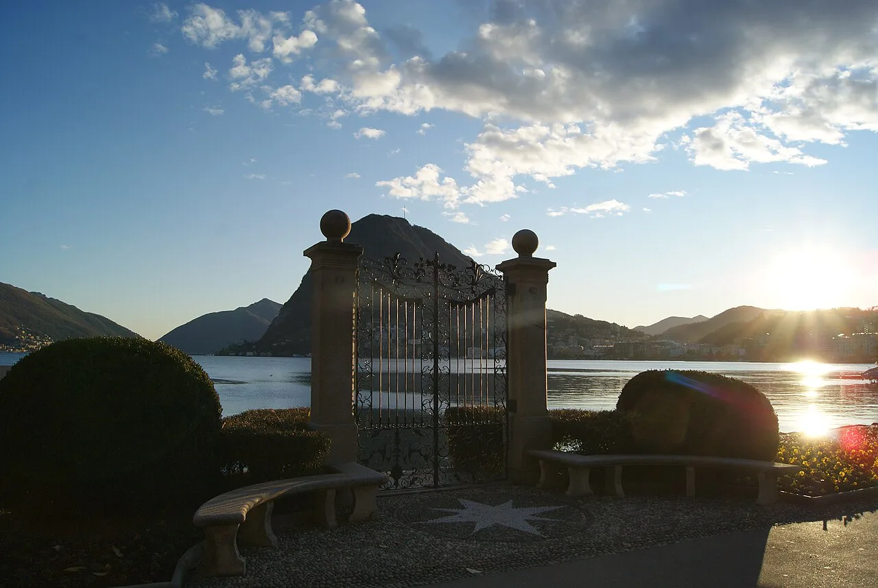 Lugano sunset