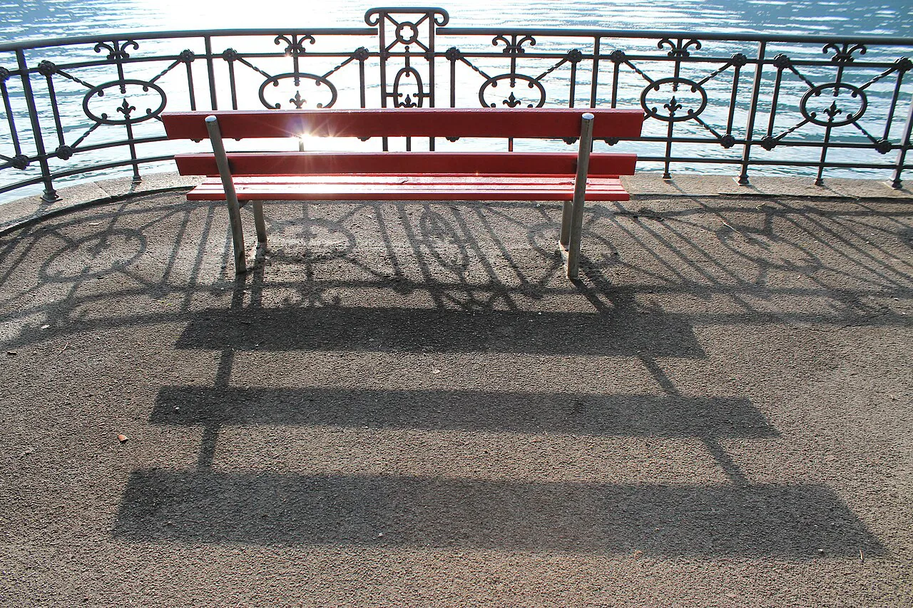 Bench in Lugano