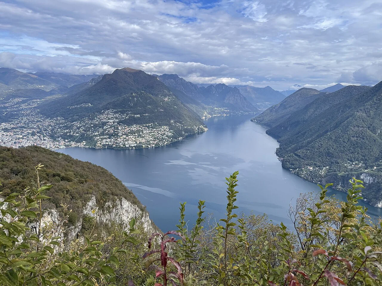 Lake Lugano october