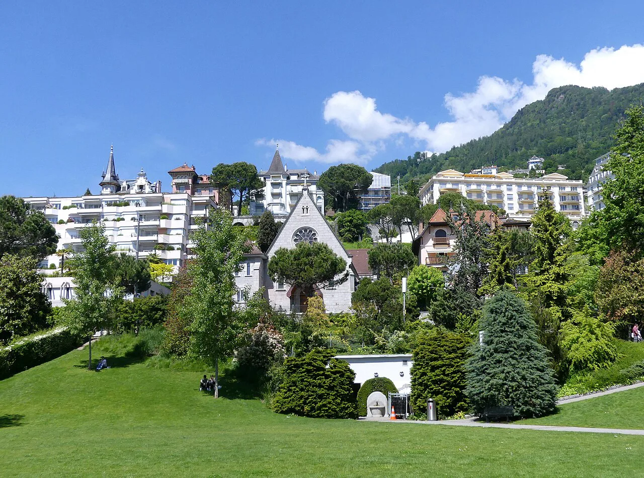 Parc de Vernex à Montreux (juin )