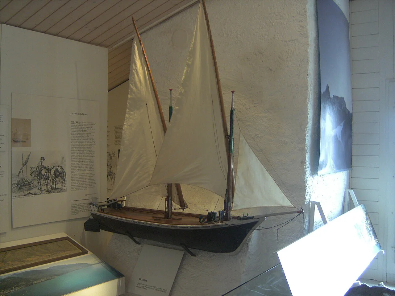 La Victoire (barque), Montreux