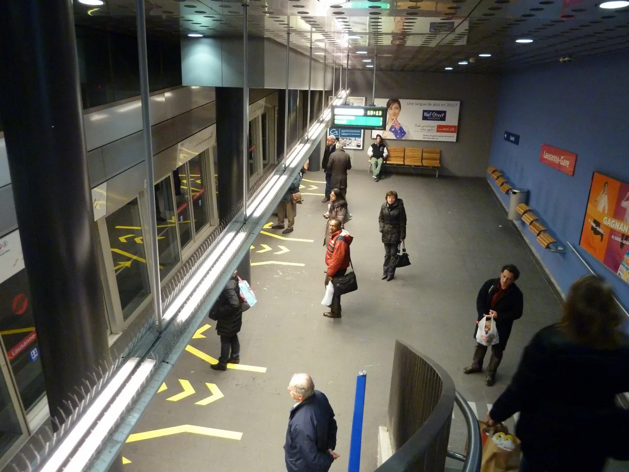 Lausanne Gare vue