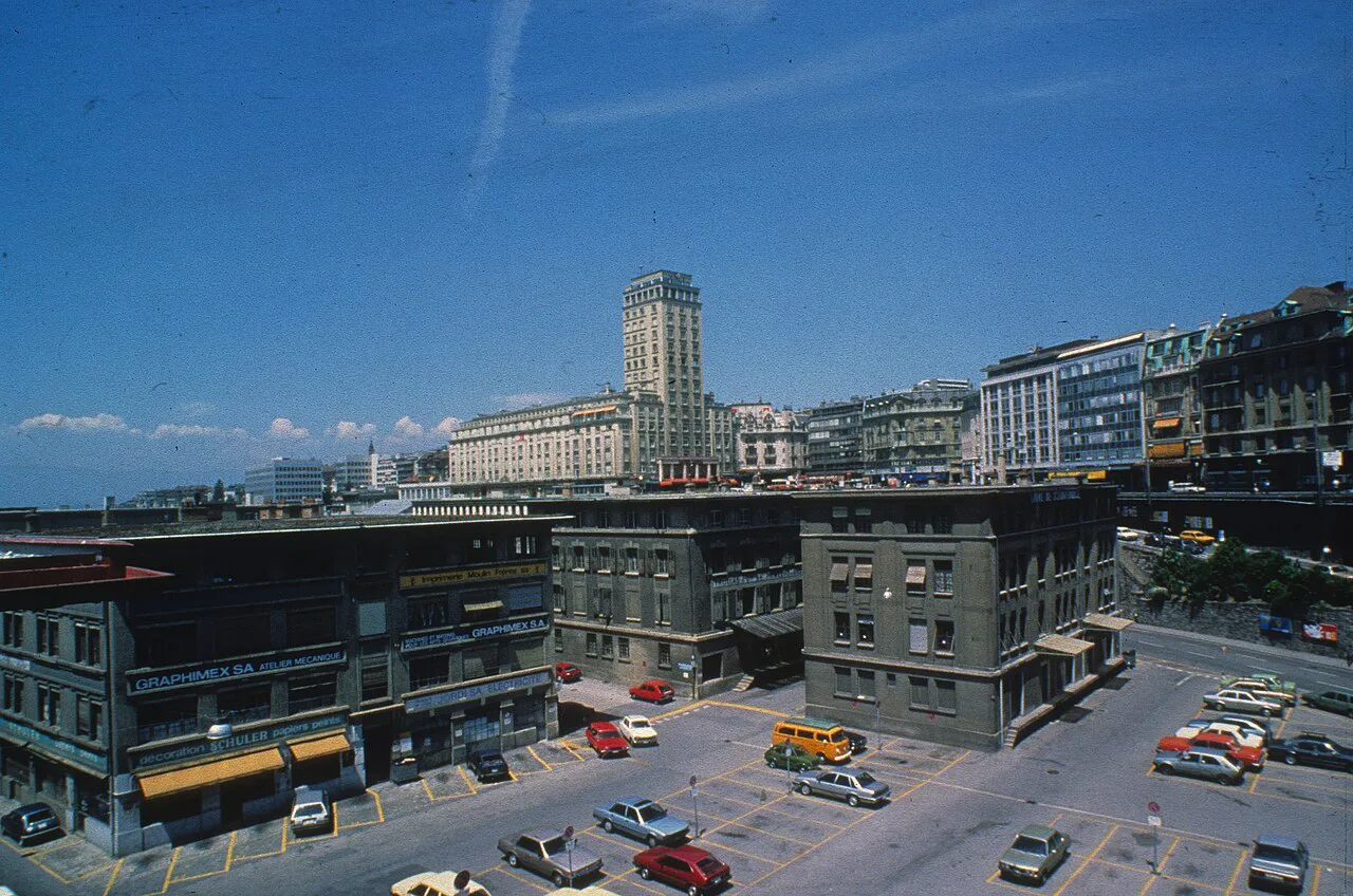 Ambiance du Flon dans les années, Lausanne