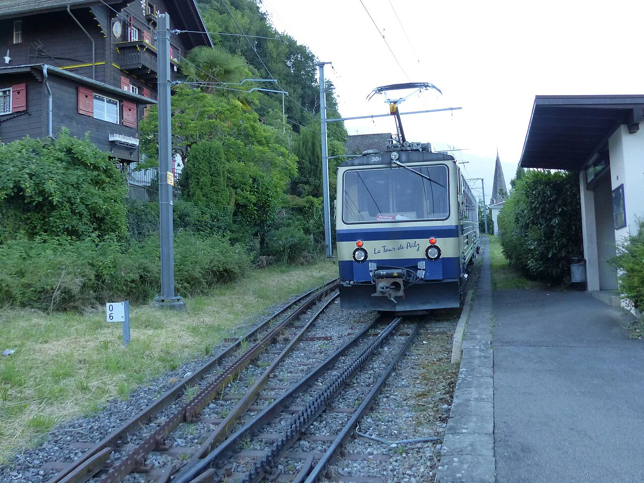 Bahnhof Les Planches Zug, Montreux