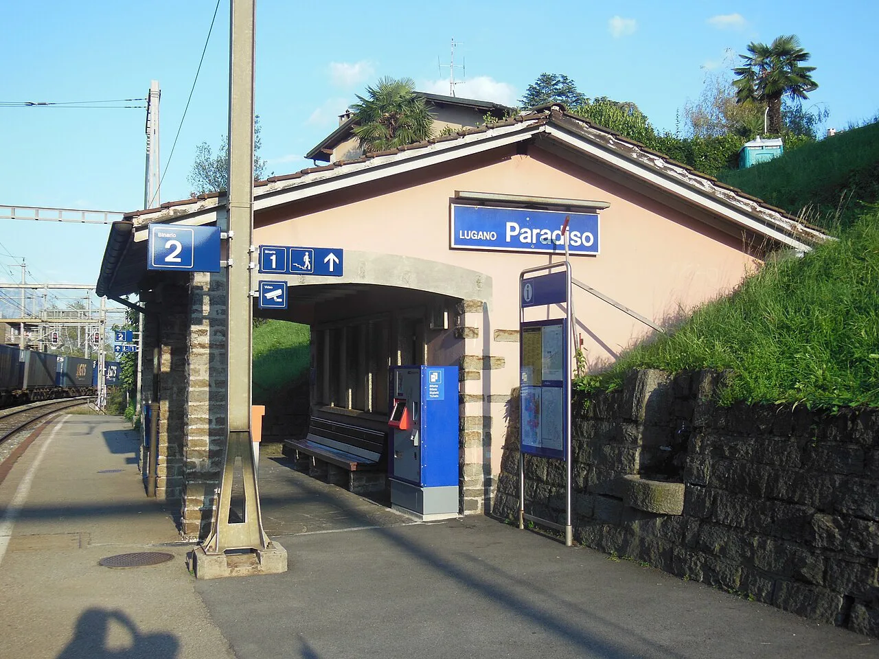 Lugano-Paradiso railway station