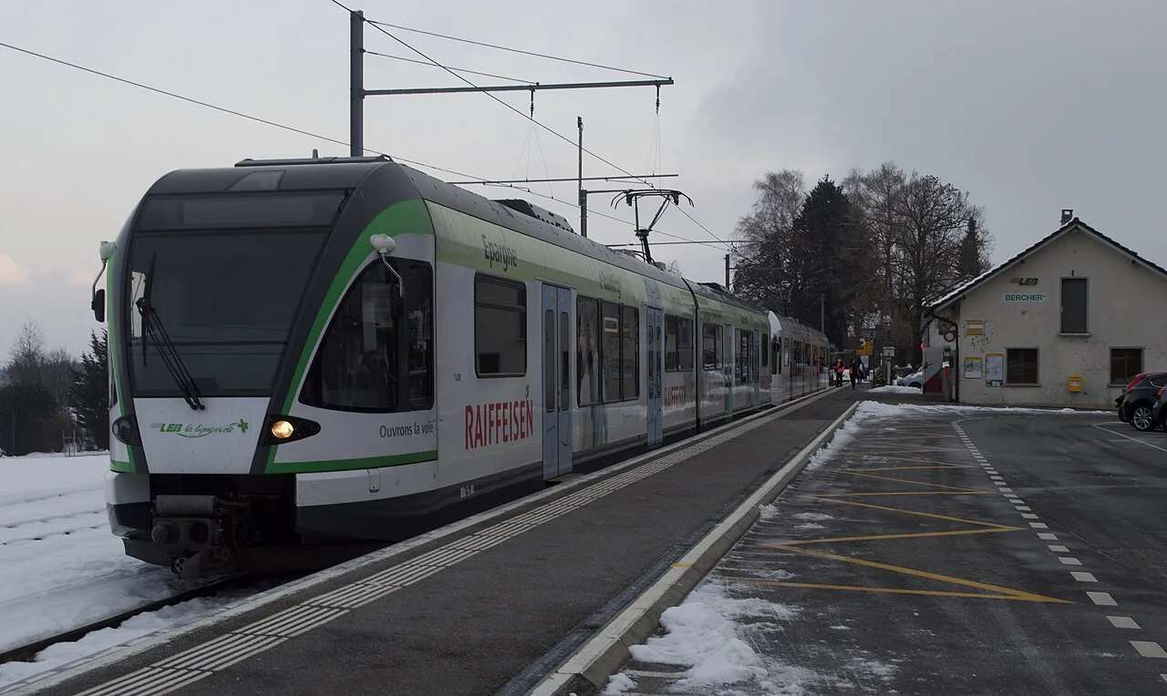 Bercher LBE RBe 4 8 44 and 46, Lausanne