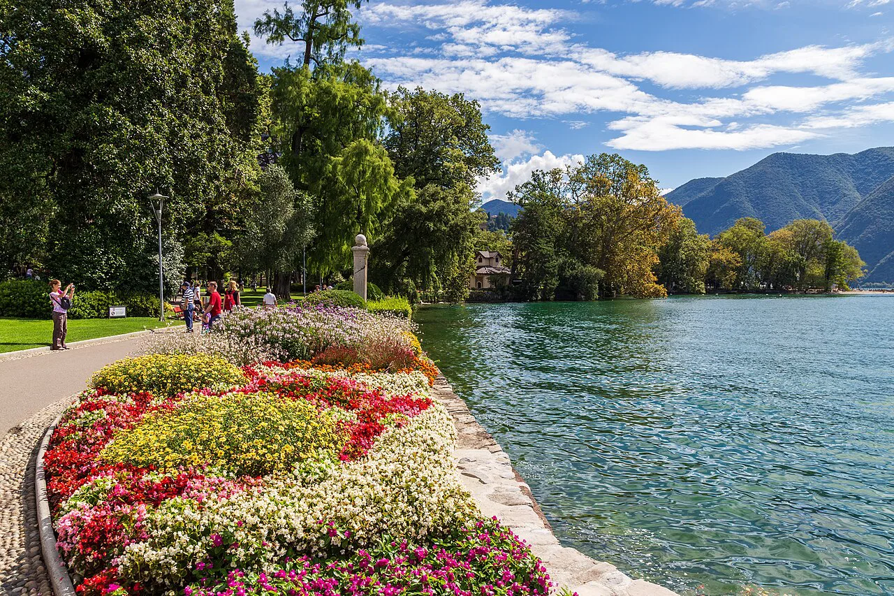 Parco Ciani am Lago di Lugano in Lugano