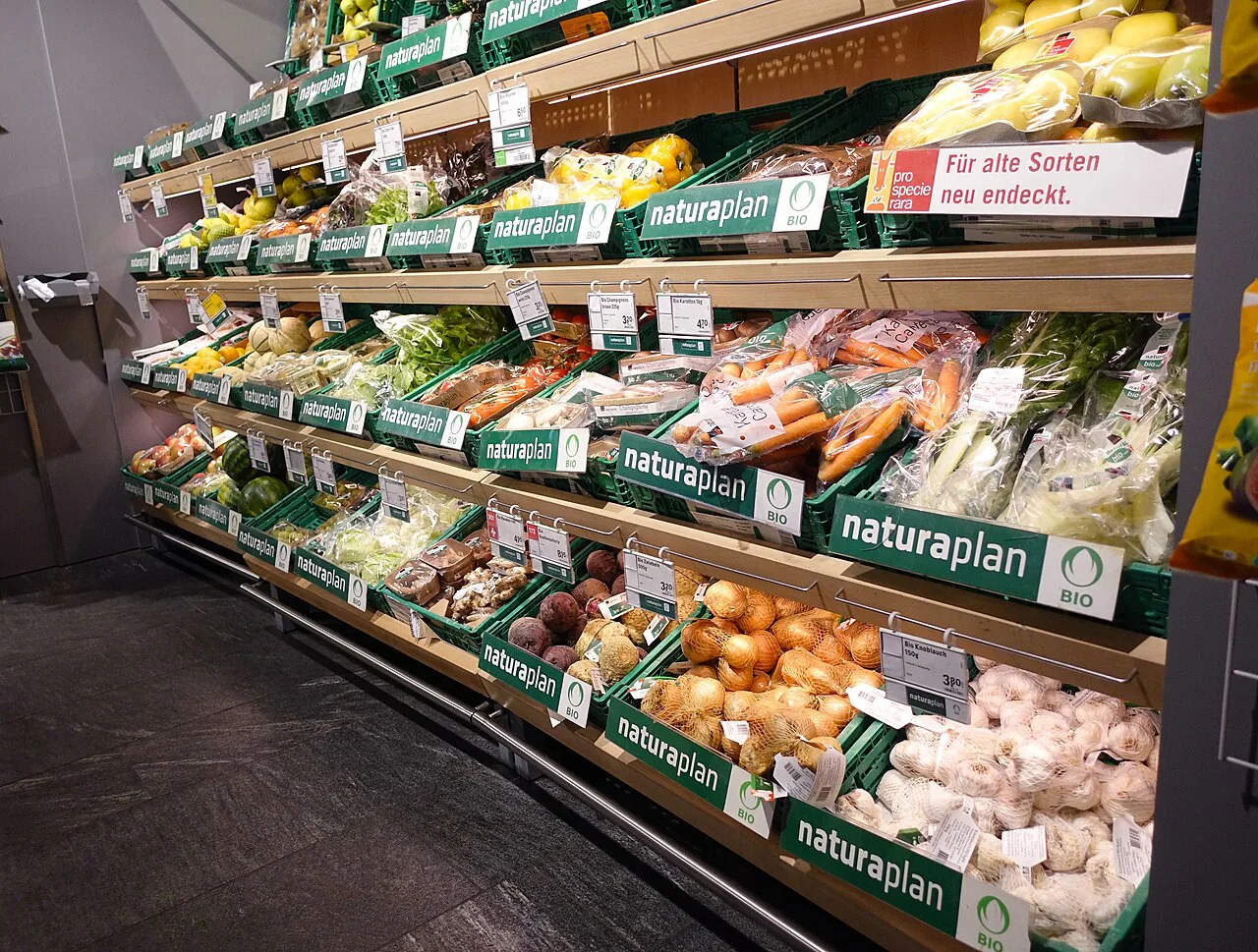 Coop - vegetables, Zermatt