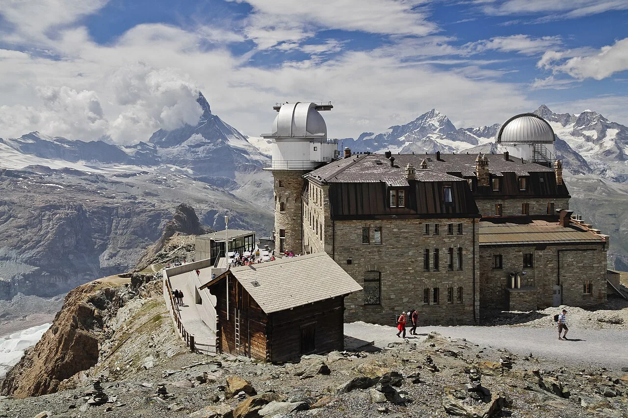 Gornergrat in Wallis, Switzerland, August