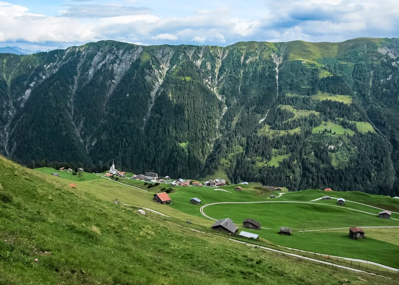 Village of Tenna, Switzerland