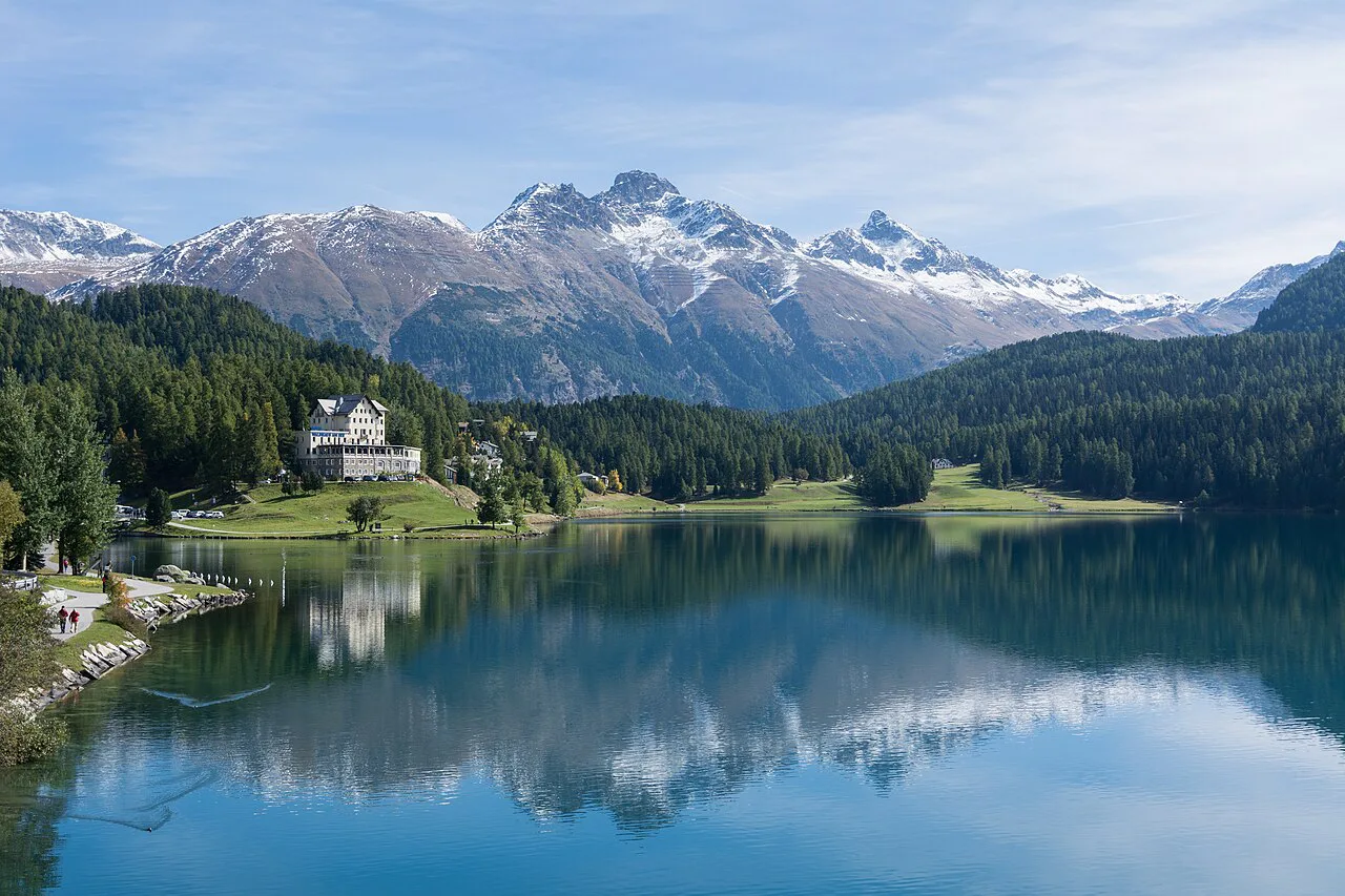 Sankt Moritz Lake Piz Muragl, Switzerland
