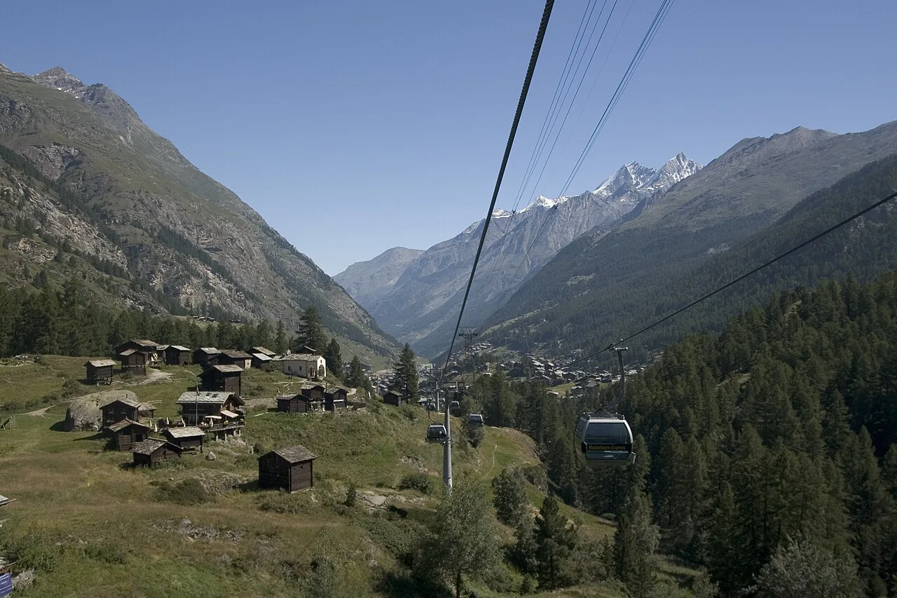 Zermatt - Schwarzsee cable car