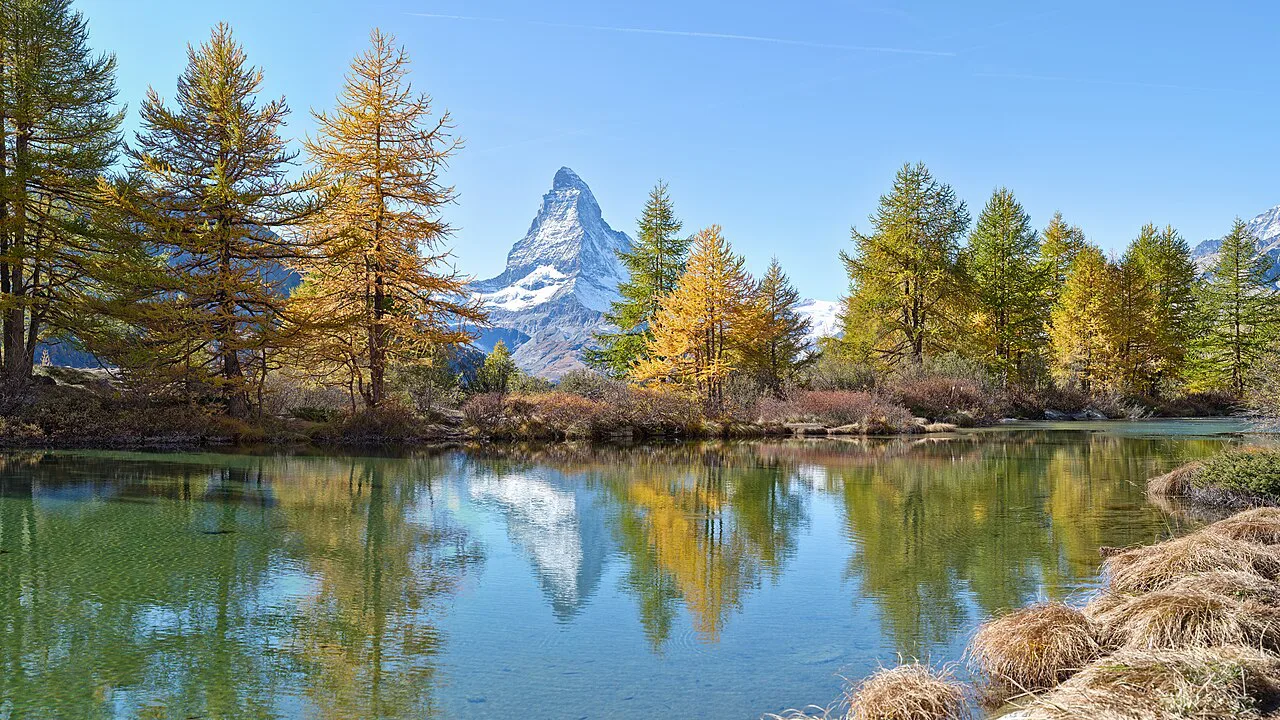 CH.VS.Zermatt Sunnegga Grindjisee Matterhorn 16x9-R 16K
