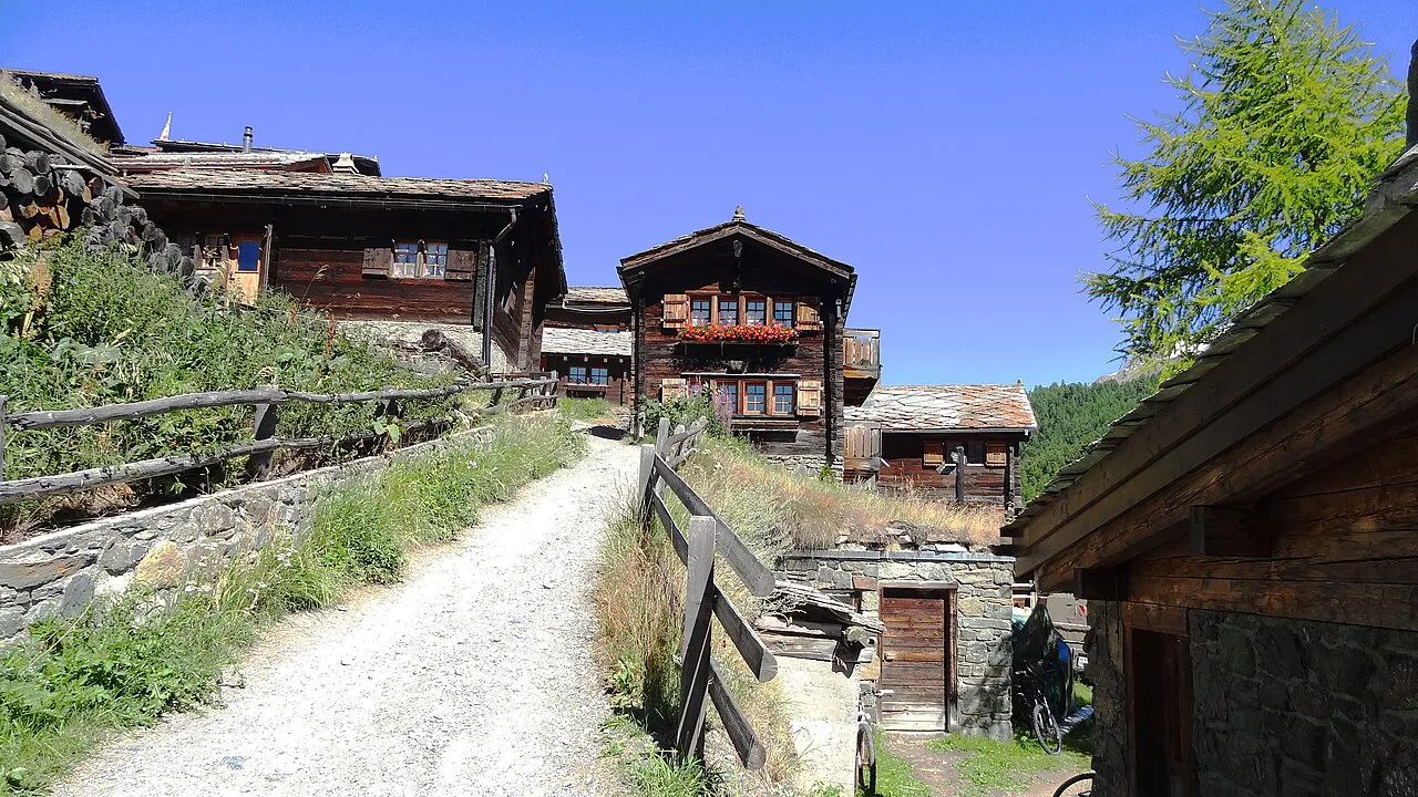Findeln's center on summer - panoramio, Zermatt