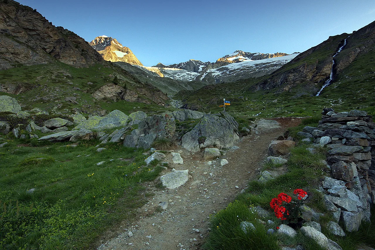 Morning at Hotel du Trift, Zermatt