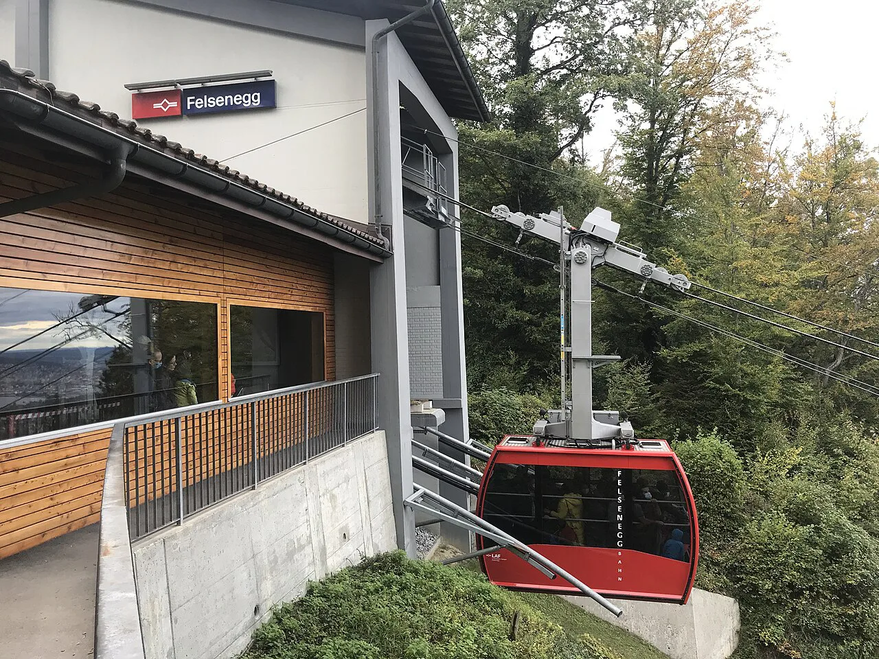 Mountain station Felsenegg Girstel, Zürich
